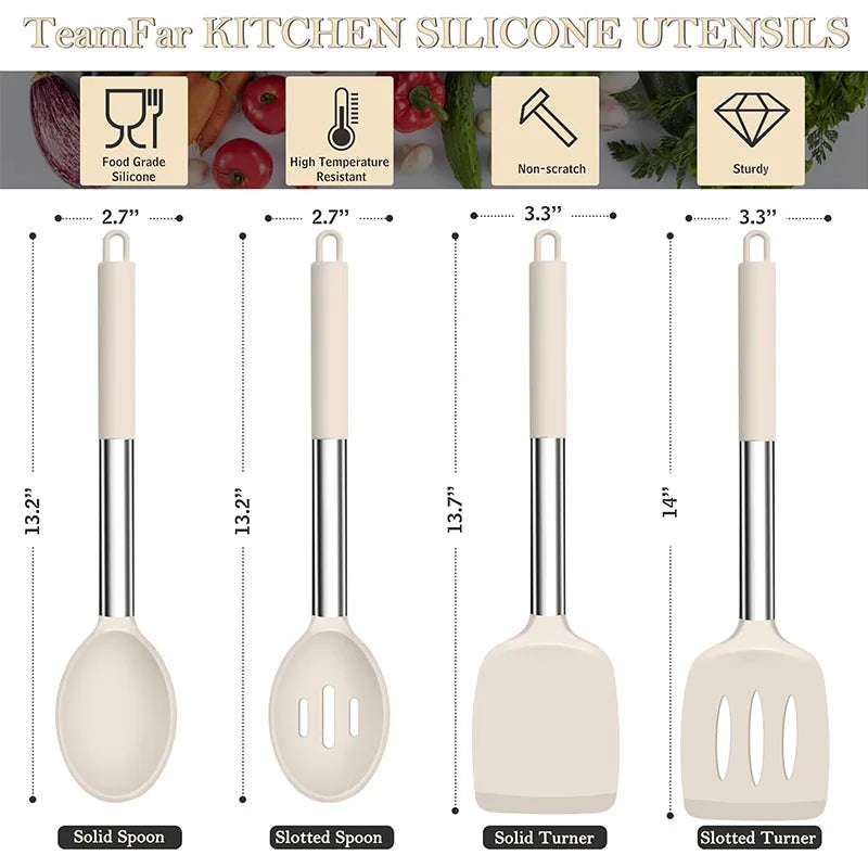 Silicone Cooking Utensil Set