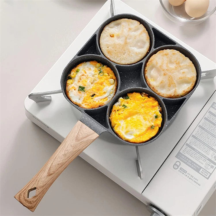 4-Hole Non-Stick Egg Frying Pan