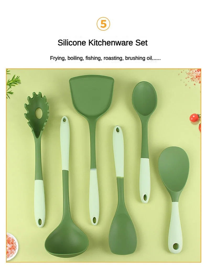 Silicone Kitchen Utensil Set