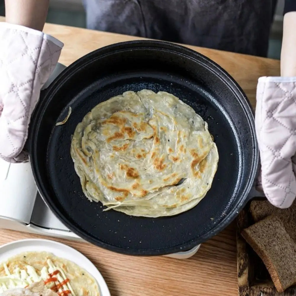 Cast Iron Skillet with Double Handle