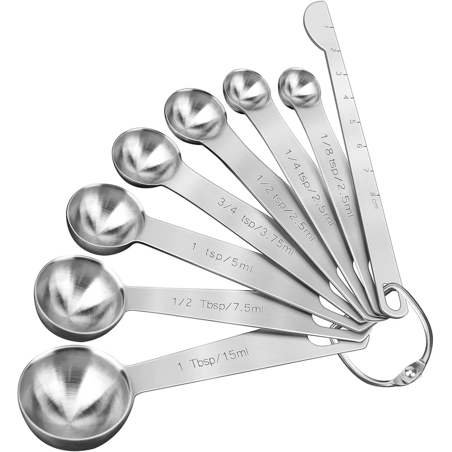 Stainless Steel Measuring Spoons Set of 8