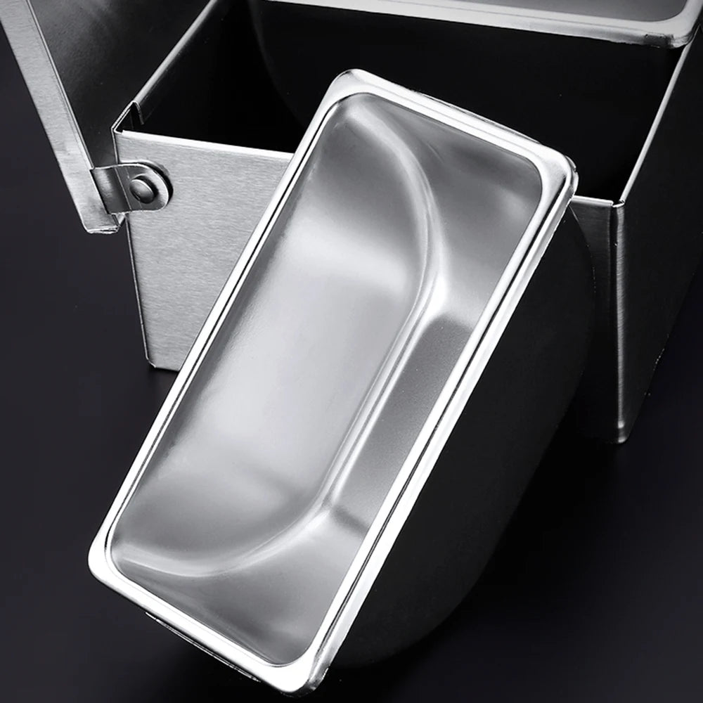 Stainless Steel 6-Compartment Seasoning Box with Lid