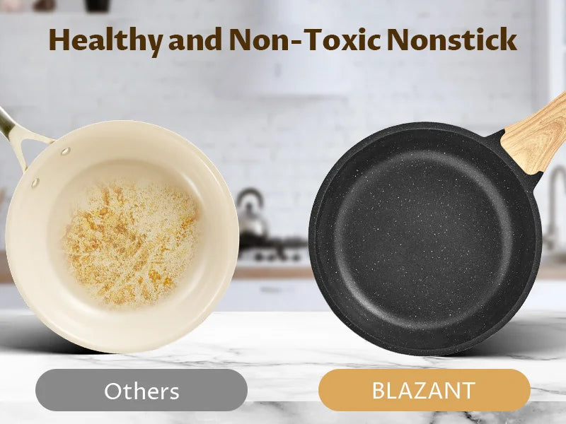 Non-Stick Frying Pan Set — 3 Piece