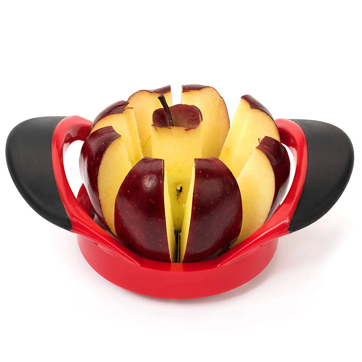 Extra Large 8 Blade Stainless Steel Apple Slicer & Corer – Sharp Apple Cutter & Divider – Perfect for Apples, Pears & Dragon Fruit Default Title