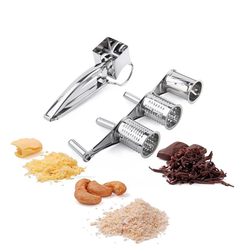 Rotary Cheese Grater with 3 Interchangeable Drums Default Title