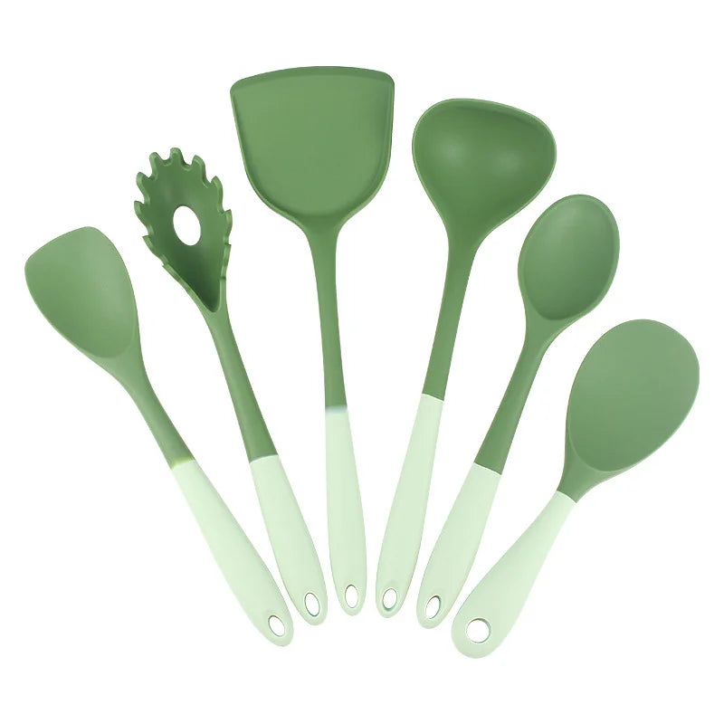 Silicone Kitchen Utensil Set 6-piece set-bag