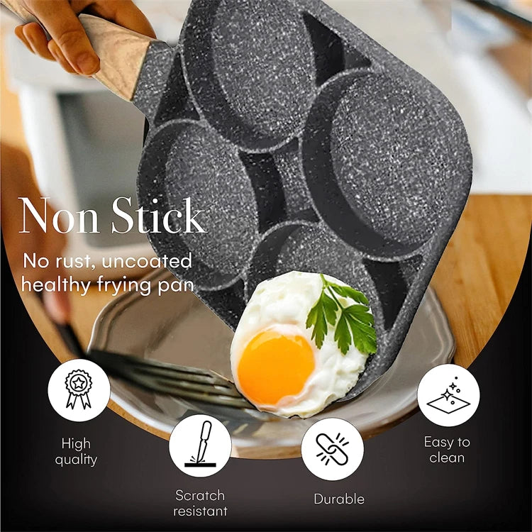 4-Hole Egg & Pancake Frying Pan