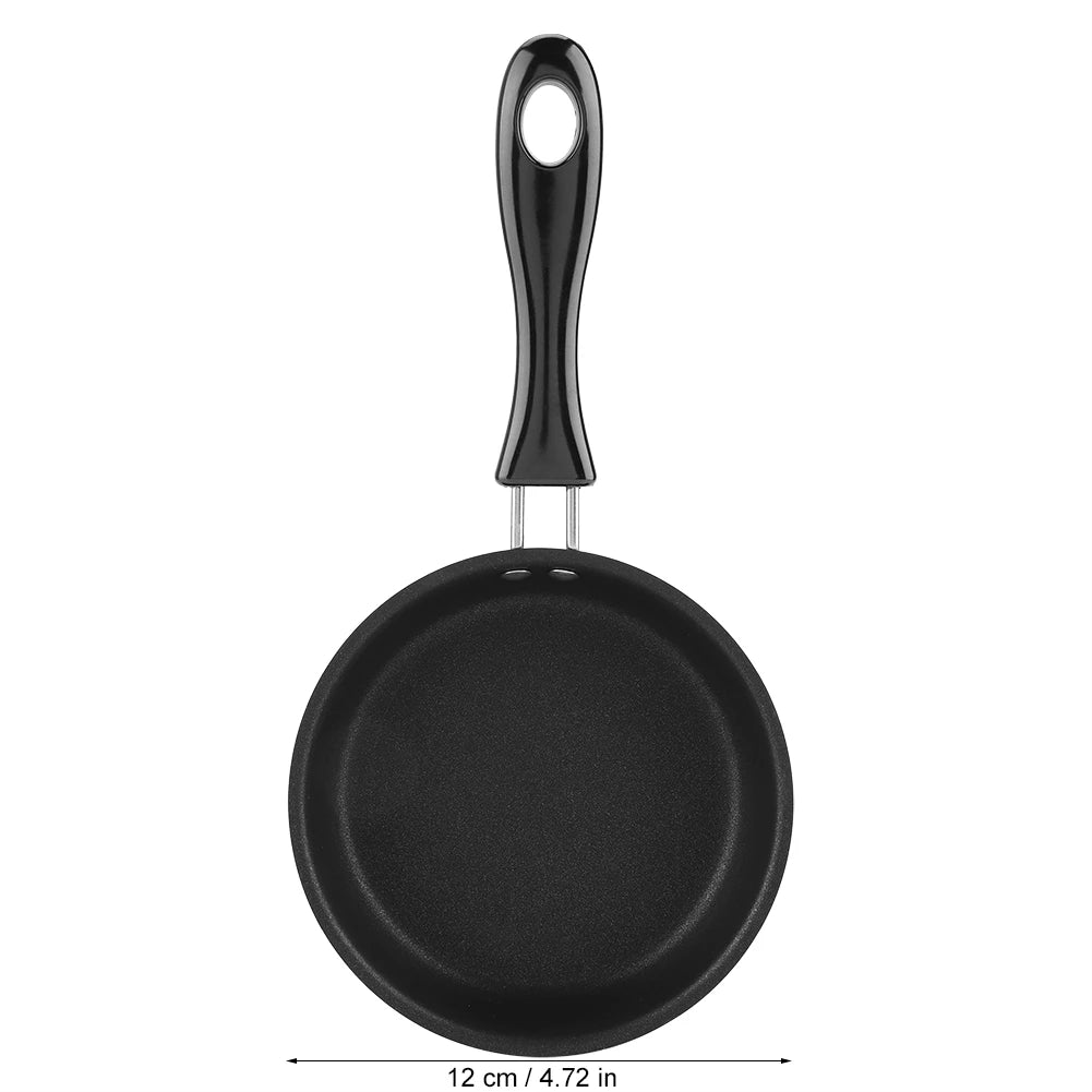 Mini Egg Frying Pan – Non-Stick Iron Omelette Pan, Lightweight & Portable – Ideal for One Egg or Mini Pancakes (12cm)