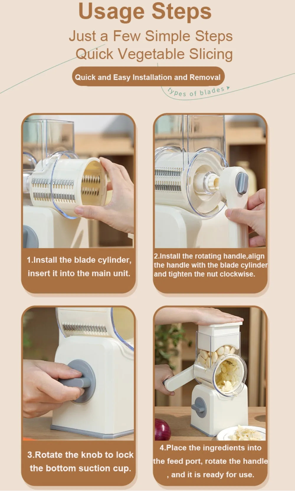 Rotary Cheese Grater