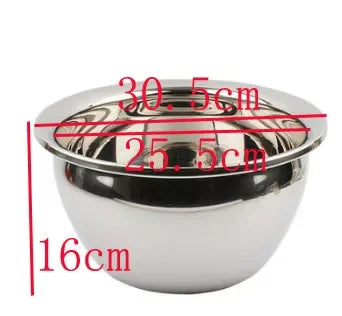 Stainless Steel Oil Strainer & Storage Set – Includes Colander Bowl & Large Heat-Resistant Handle Slotted Ladle Skimmer for Frying & Oil Separation bowl 30.5