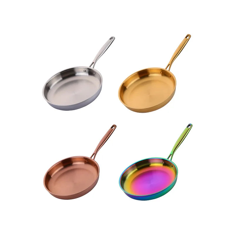304 Stainless Steel Frying Pan 28cm