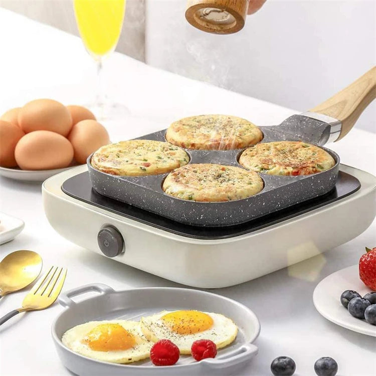 4-Hole Non-Stick Egg Frying Pan