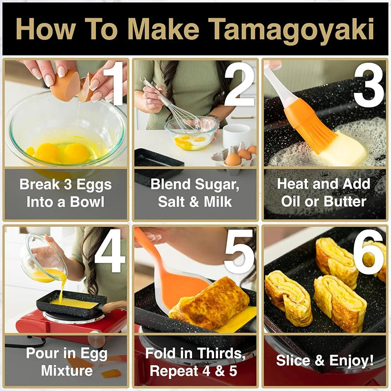 Tamagoyaki Japanese Omelette Pan