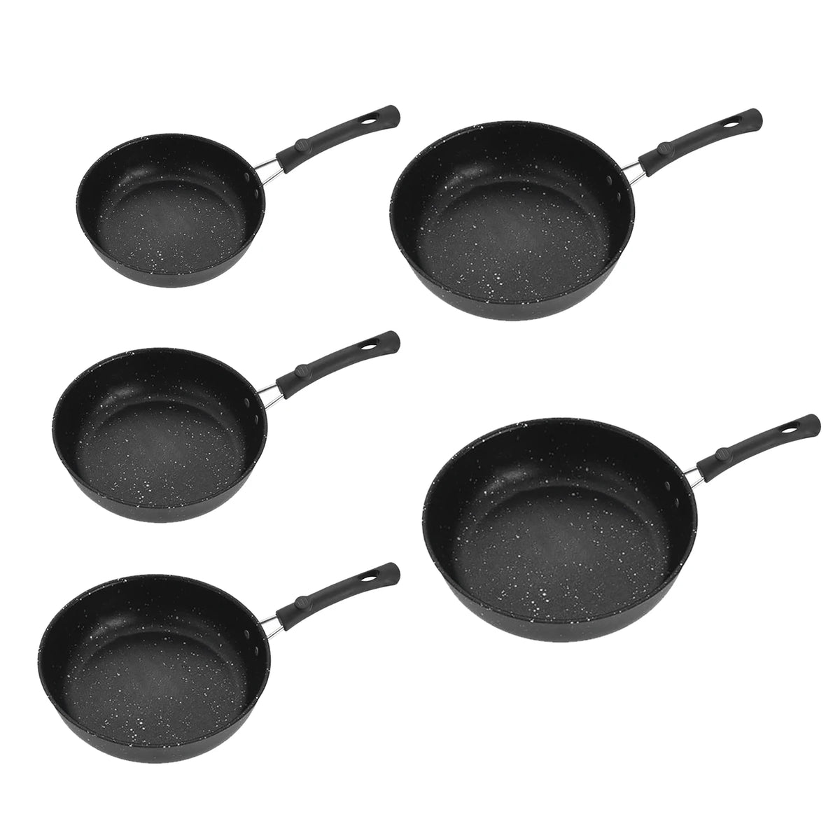 Mini Non-Stick Frying Pan – Thick Cast Iron Omelette Pan with Stone Coating – Perfect for Eggs, Pancakes & Steaks – Available in 12cm, 14cm, 16cm, 18cm & 20cm