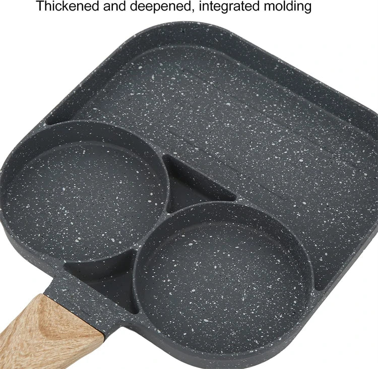 4-Hole Egg & Pancake Frying Pan