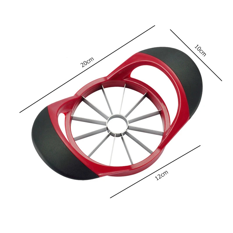 Extra Large 8 Blade Stainless Steel Apple Slicer & Corer – Sharp Apple Cutter & Divider – Perfect for Apples, Pears & Dragon Fruit