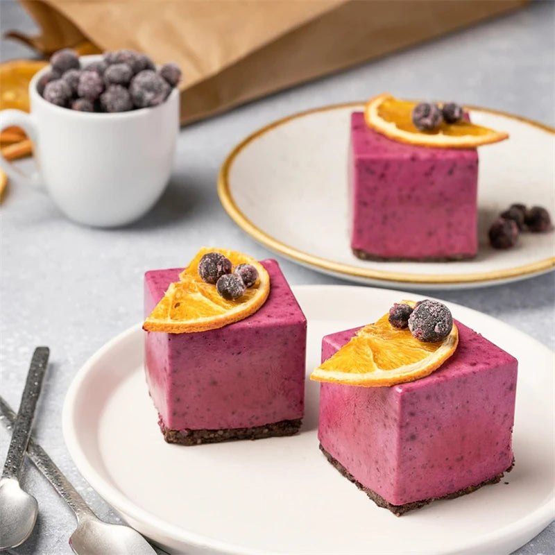 8 Cavity Silicone Cube Cake Mould – 3D Square Mousse & Dessert Mould – Ideal for Brownie Bites, Mousse Cakes & Chocolates
