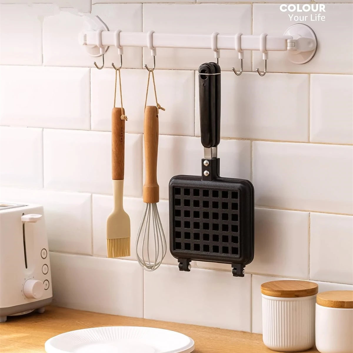 Stovetop Belgium Waffle Maker Pan