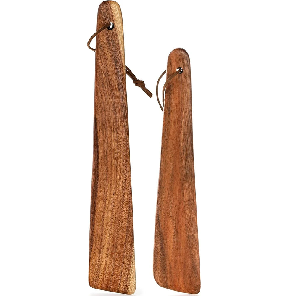 Acacia Wood Flat Cooking Spatula – Wooden Turner for Flipping & Scraping – Great for Nonstick Pans, Stir-Fries & Sautéing