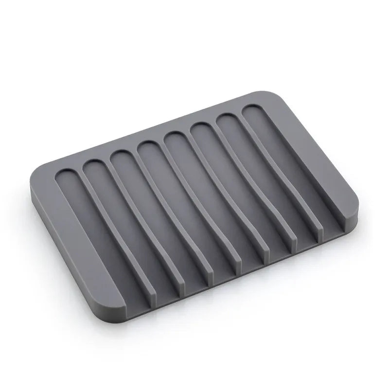 Self Draining Silicone Sponge & Soap Holder – Waterfall Soap Dish Drainer – Ideal for Kitchen Sinks & Bathrooms