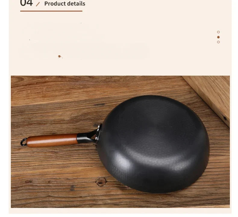 Handmade Cast Iron Frying Pan 28cm