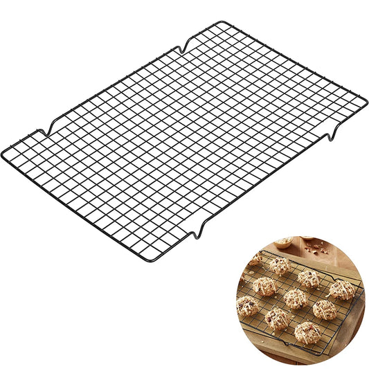 Oven Safe Wire Cooling Rack – Grid Cookie & Cake Cooling Rack for Baking & Roasting – Ideal for Cooling Biscuits, Cakes & Bread