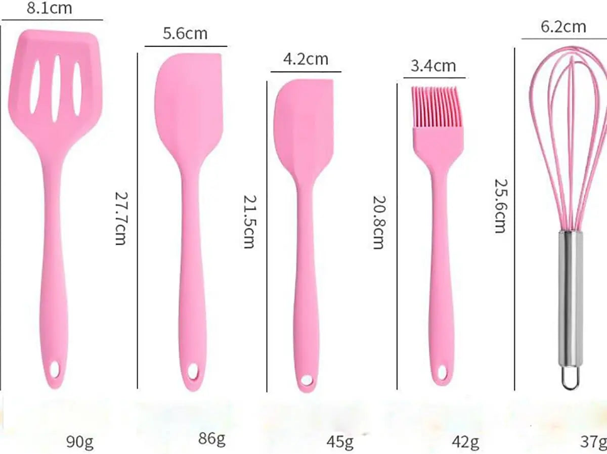 Silicone Cooking Utensil Set — 5 Piece