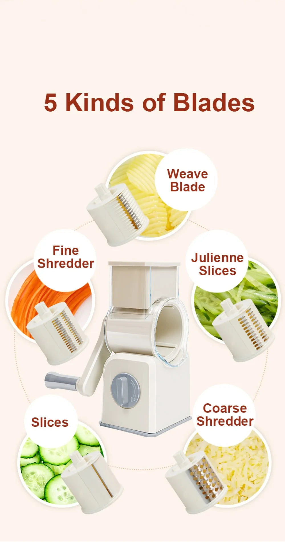 Rotary Cheese Grater