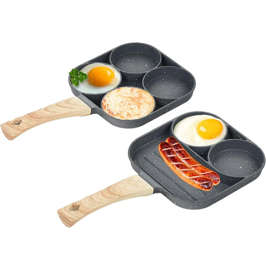 4-Hole Egg & Pancake Frying Pan
