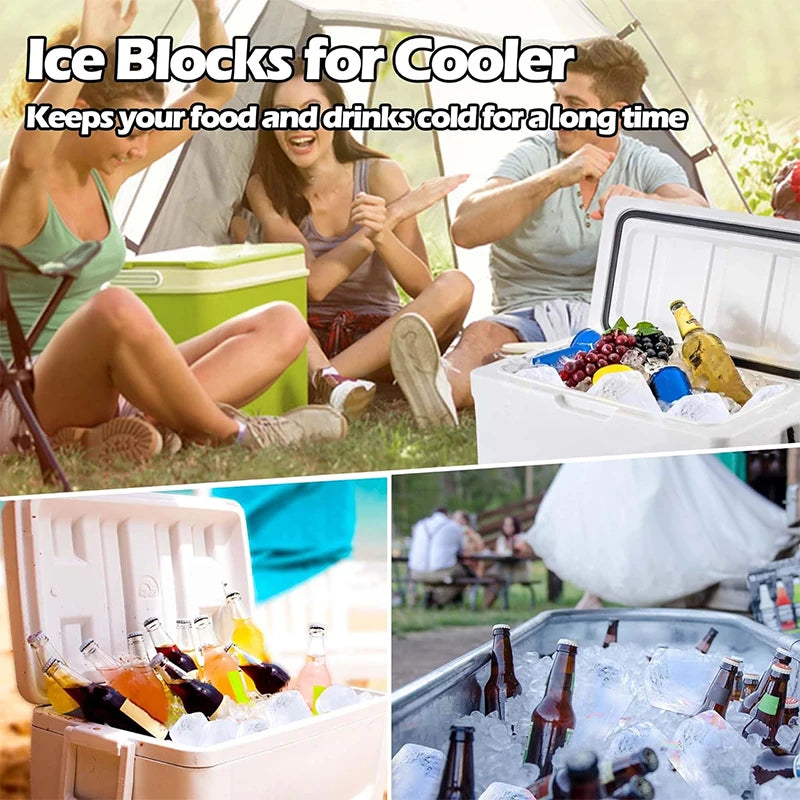 Extra Large Silicone Ice Block Mould – Reusable Ice Tray for Ice Baths & Cold Plunge Tubs – Ideal for Large Blocks of Ice – Available in Light Blue, Grey, Pink, Purple, Blue & Black Colours