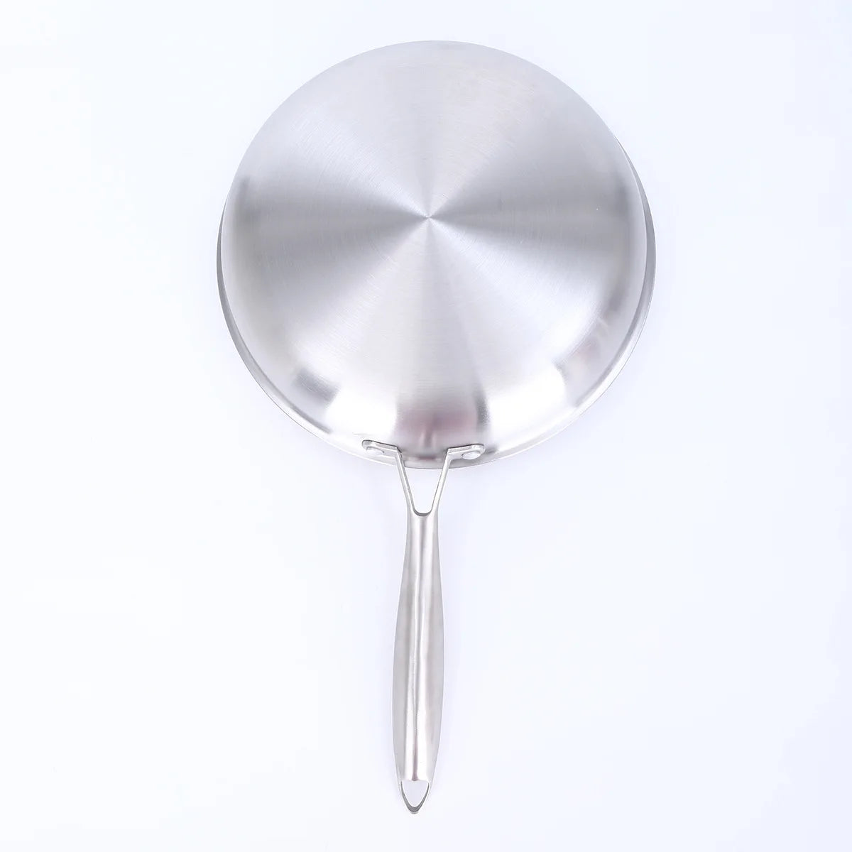 Stainless Steel Uncoated Frying Pan