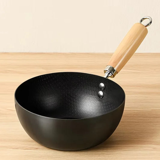 Uncoated Iron Wok