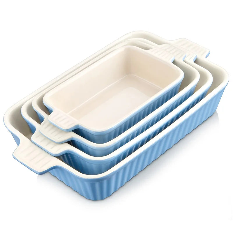 Ceramic Baking Dish Set of 4