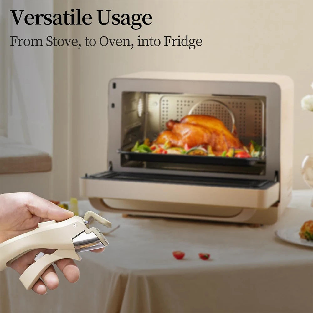 Universal Removable Pan Handle – Detachable Pot Handle Gripper for Removable Cookware – Great for Replacement Handles & Space Saving Storage