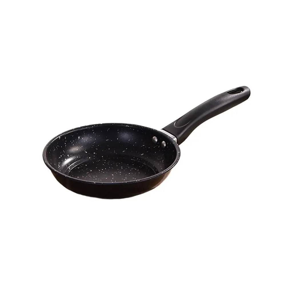 Carbon Steel Non-Stick Frying Pan – Stone-Coated Flat Bottom Skillet – Ideal for Pancakes, Steaks & Quick Breakfasts – Available in 18cm, 20cm, 22cm & 24cm 18cm