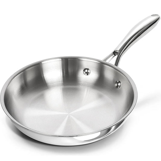 Tri-Ply Stainless Steel Frying Pan 20cm
