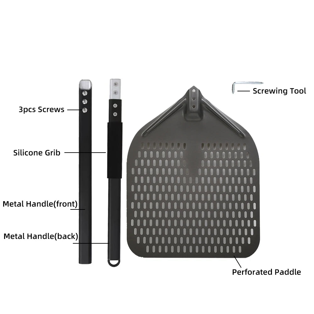 Aluminium Pizza Peel & Turning Paddle