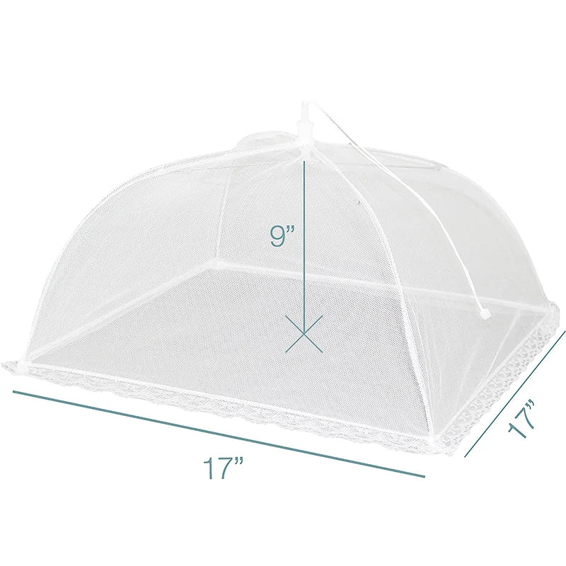 Collapsible Mesh Food Cover Tent – Reusable Umbrella Food Net for Plates & Platters – Ideal for Picnics, Garden Parties & Outdoor Dining – Available in Small, Medium, Large & Extra Large