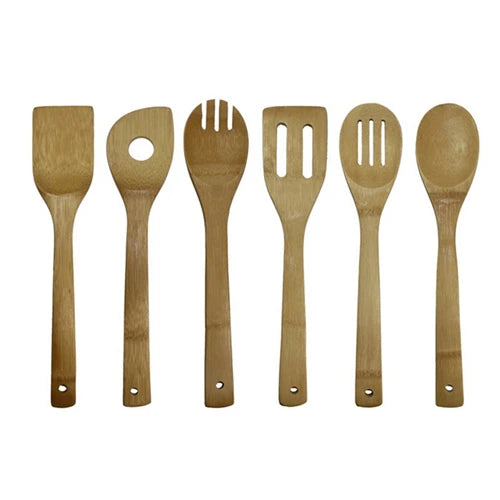Bamboo Kitchen Utensil Set — 6 Piece
