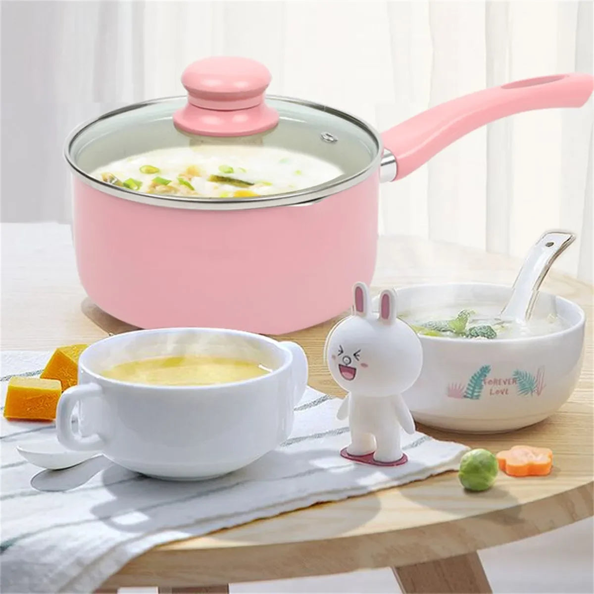 Non-Stick Aluminium Saucepan with Lid – Aluminium Alloy, Gas & Induction Compatible, Available in 1.4L & 2.2L – Great for Soups, Sauces, Milk and Everyday Cooking