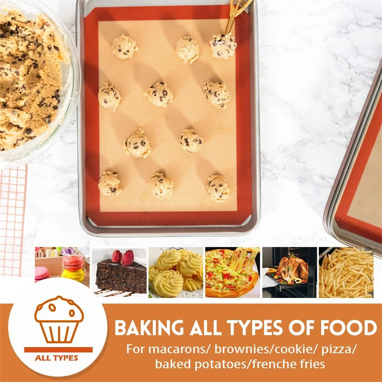 Non-Stick Reusable Silicone Baking Mat