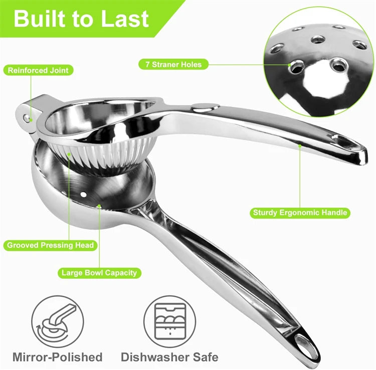 Zinc Alloy Manual Lemon Squeezer and Citrus Press