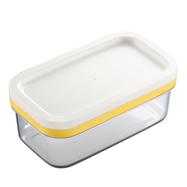 Stainless Steel Butter Dish with Lid & Cutter – Rectangle Butter Keeper & Container – Perfect for Storing & Slicing Butter in the Fridge