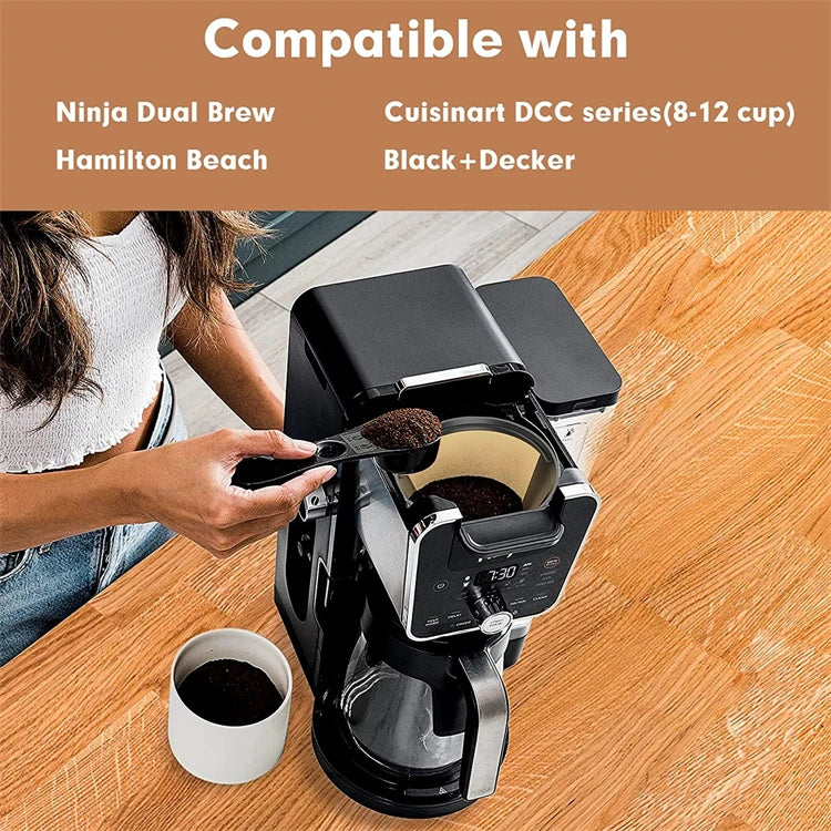 Reusable Stainless Steel Coffee Filter Cone – Permanent Basket Filter for Coffee Makers – Perfect for Everyday Filter Coffee – Available in 1 Piece & 2 Pieces