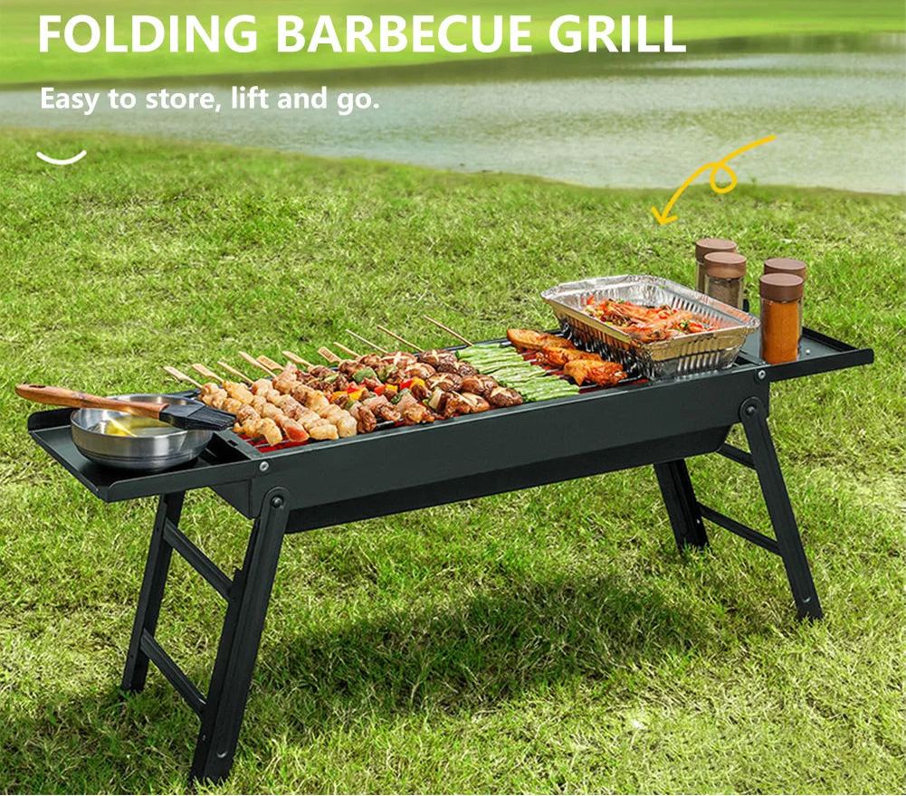 Portable Folding Charcoal BBQ Grill