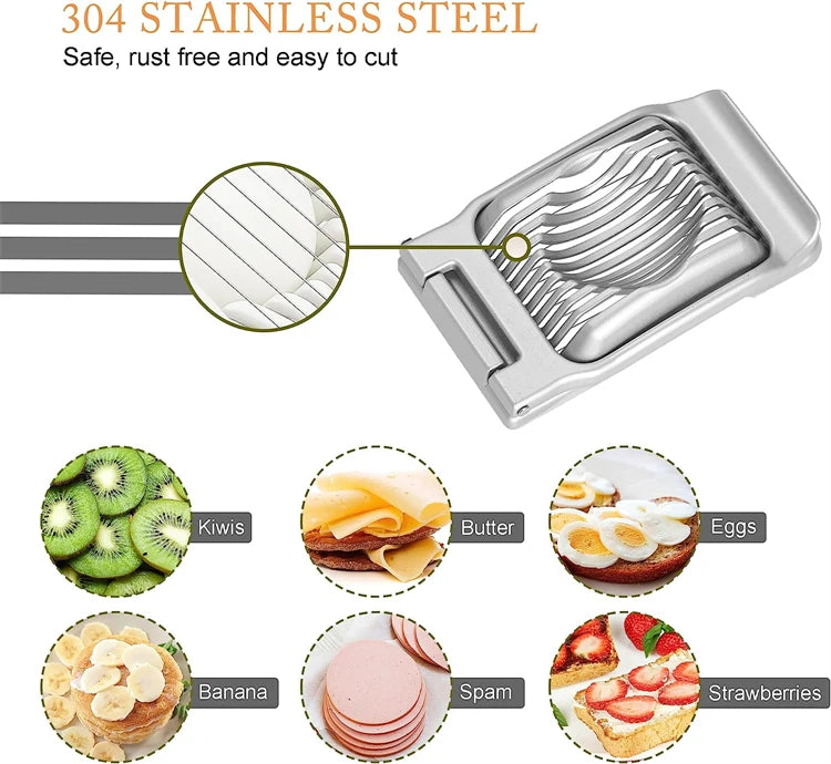 Stainless Steel Egg Slicer and Dicer
