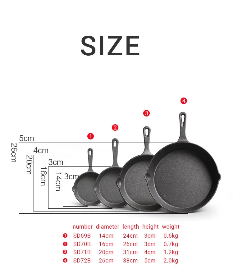 pre-seasoned cast iron skillet pan