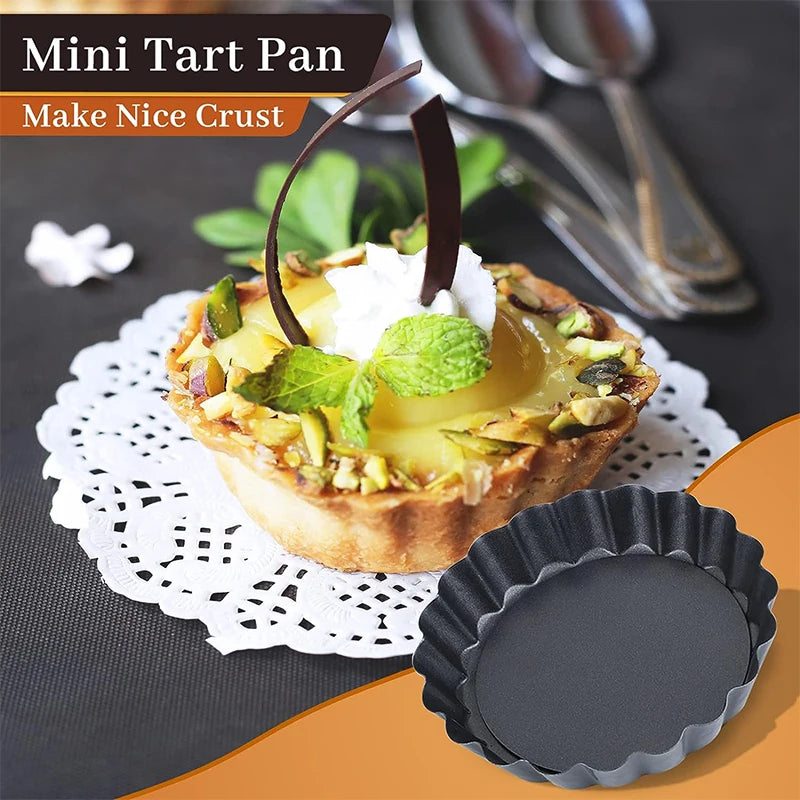 Mini Tart Pan with Removable Bottom