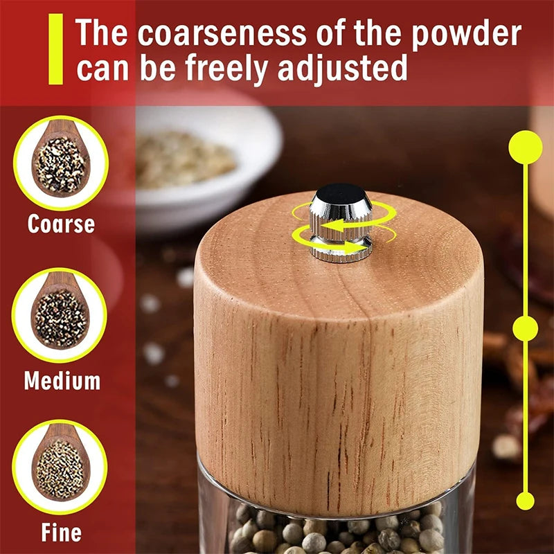 Acrylic Salt and Pepper Grinder Set