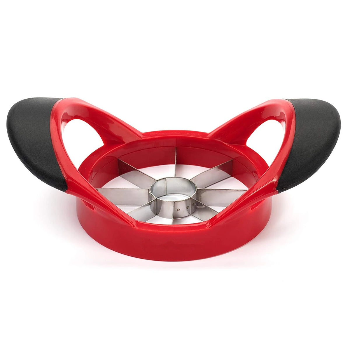 Extra Large 8 Blade Stainless Steel Apple Slicer & Corer – Sharp Apple Cutter & Divider – Perfect for Apples, Pears & Dragon Fruit